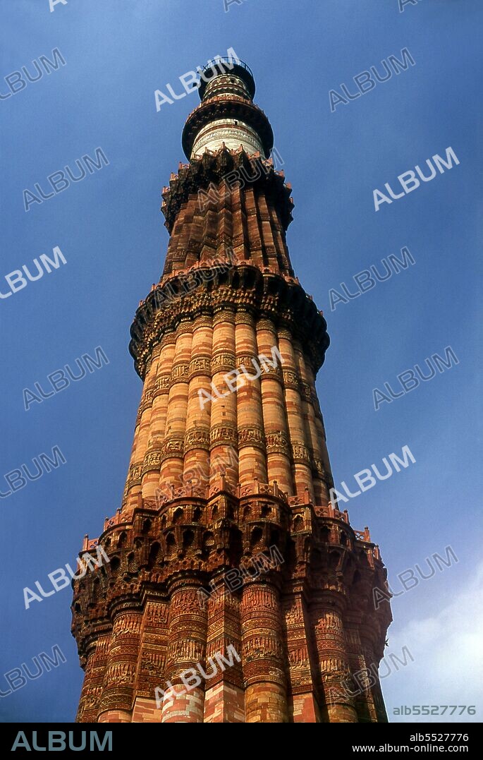 Construction of the Qutb Minar was started in 1192 by Qutb-ud-din Aibak, the first Sultan of Delhi, and was carried on by his successor, Iltutmish. In 1368, Firoz Shah Tughlaq constructed the fifth and the last storey. Delhi is said to be the site of Indraprashta, capital of the Pandavas of the Indian epic Mahabharata. Excavations have unearthed shards of painted pottery dating from around 1000 BCE, though the earliest known architectural relics date from the Mauryan Period, about 2,300 years ago. Since that time the site has been continuously settled. The city was ruled by the Hindu Rajputs between about 900 and 1206 CE, when it became the capital of the Delhi Sultanate. In the mid-seventeenth century the Mughal Emperor Shah Jahan (1628–1658) established Old Delhi in its present location, including most notably the Red Fort or Lal Qila. The Old City served as the capital of the Mughal Empire from 1638 onwards.  Delhi passed under British control in 1857 and became the capital of British India in 1911. In large scale rebuilding, parts of the Old City were demolished to provide room for a grand new city designed by Edward Lutyens. New Delhi became the capital of independent India in 1947.