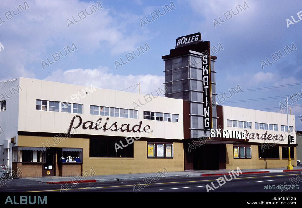 1970s America -  Palisade Garden Roller Skating, San Diego, California 1978.