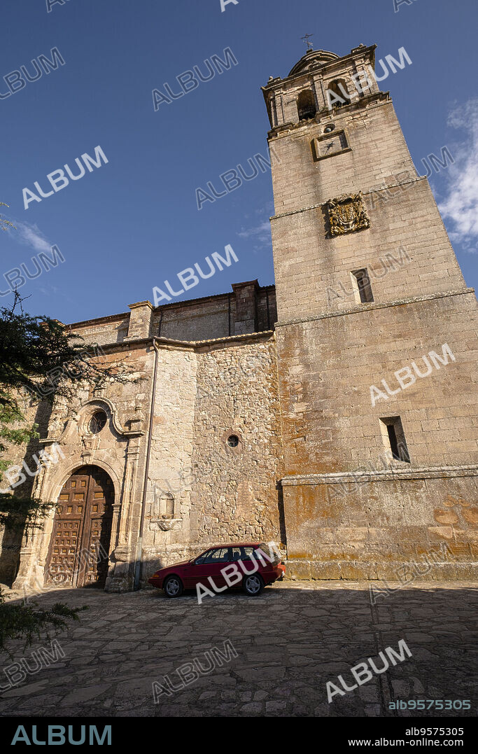Colegiata de Nuestra Señora de la Asunción, gótico tardío, Medinaceli, Soria, comunidad autónoma de Castilla y León, Spain, Europe.
