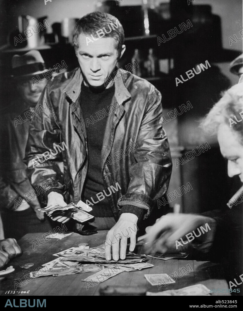 STEVE MCQUEEN in THE CINCINNATI KID, 1965, directed by NORMAN JEWISON. Copyright M.G.M/FILMWAYS.