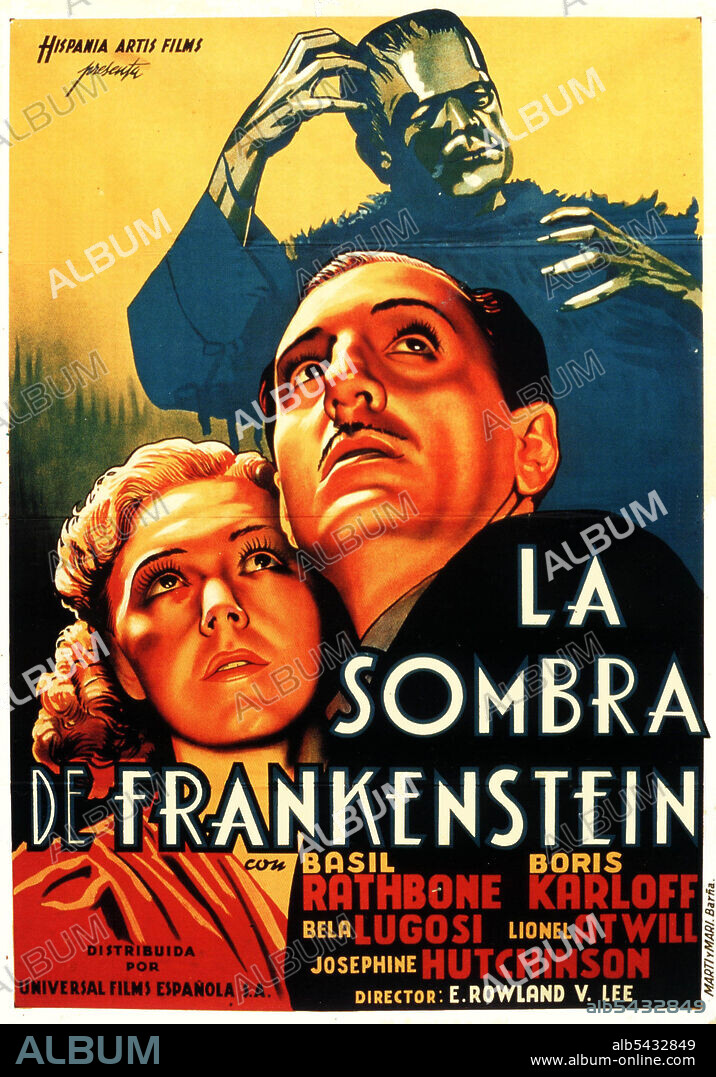 BELA LUGOSI y BORIS KARLOFF en LA SOMBRA DE FRANKENSTEIN, 1939 (SON OF FRANKENSTEIN), dirigida por ROWLAND V. LEE. Copyright UNIVERSAL PICTURES.