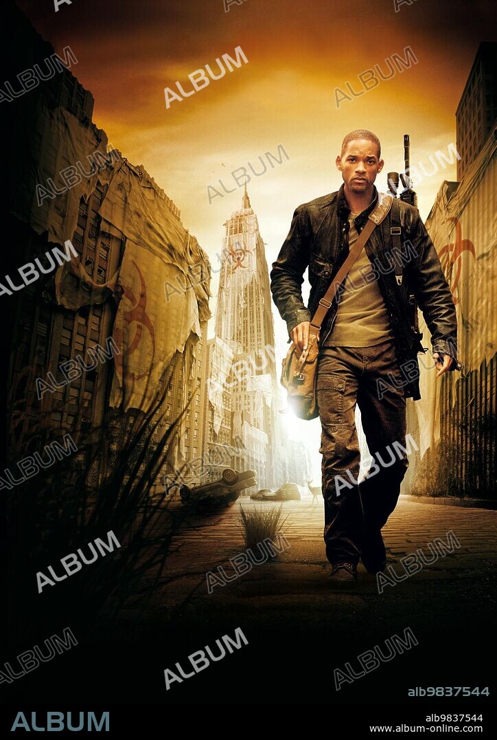 WILL SMITH dans I AM LEGEND, 2007, réalisé par FRANCIS LAWRENCE. Copyright WARNER BROS. PICT./VILLAGE ROADSHOW PICT./WEED ROAD PICT.