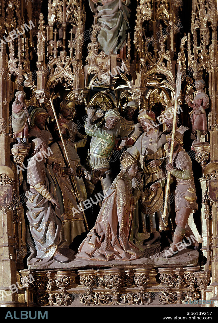 DIEGO COPIN DE HOLANDA-MAESTRO ESCULTOR. RETABLO MAYOR - 1498.