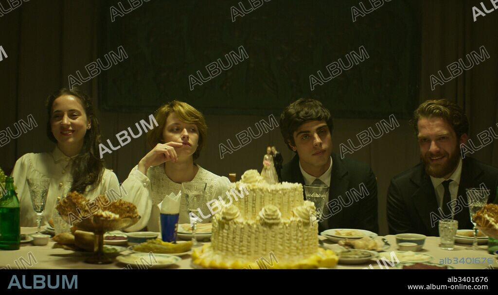 GIGA DATIASHVILI, IRAKLI KVIRIKADZE, KATO KALATOZISHVILI and TINATIN DALAKISHVILI in HOSTAGES, 2017, directed by REZO GIGINEISHVILI. Copyright 20 STEPS PRODUCTIONS/INKFILM.