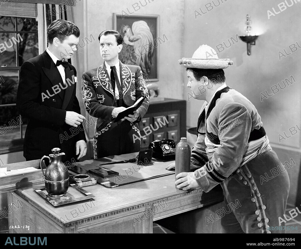 BUD ABBOTT and LOU COSTELLO in RIO RITA, 1942, directed by S. SYLAN SIMON. Copyright M.G.M.