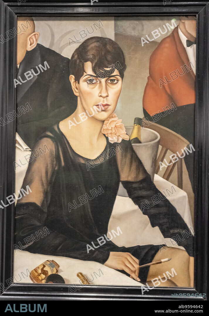Sonja, Christian Schad, 1928, New National Gallery, Berlin, Federal Republic of Germany.