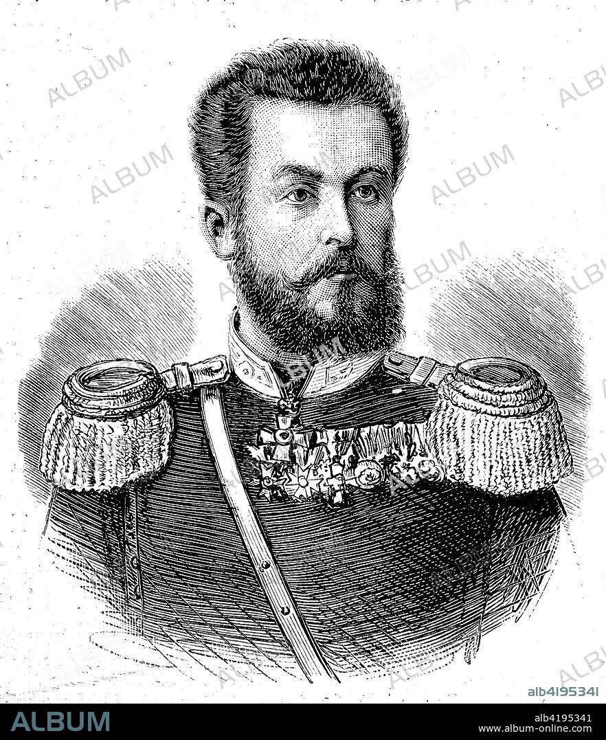 Konstantin Atanasow Panica, 1857 - 1890, known under his nickname Kosta Panica was a Bulgarian freedom fighter and military, hictorical illustration from 1880.