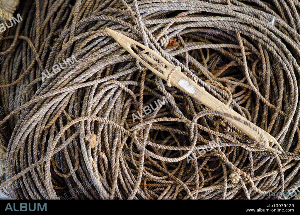 fisherman's needle, Ethnographic Museum of Formentera, Sant Francesc Xavier,Formentera, balearic islands, Spain.