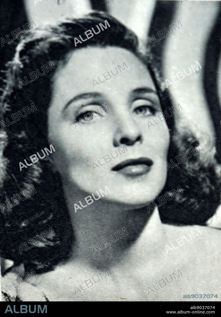 Photograph of Carla Balenda (1925-) an American film and television actress.