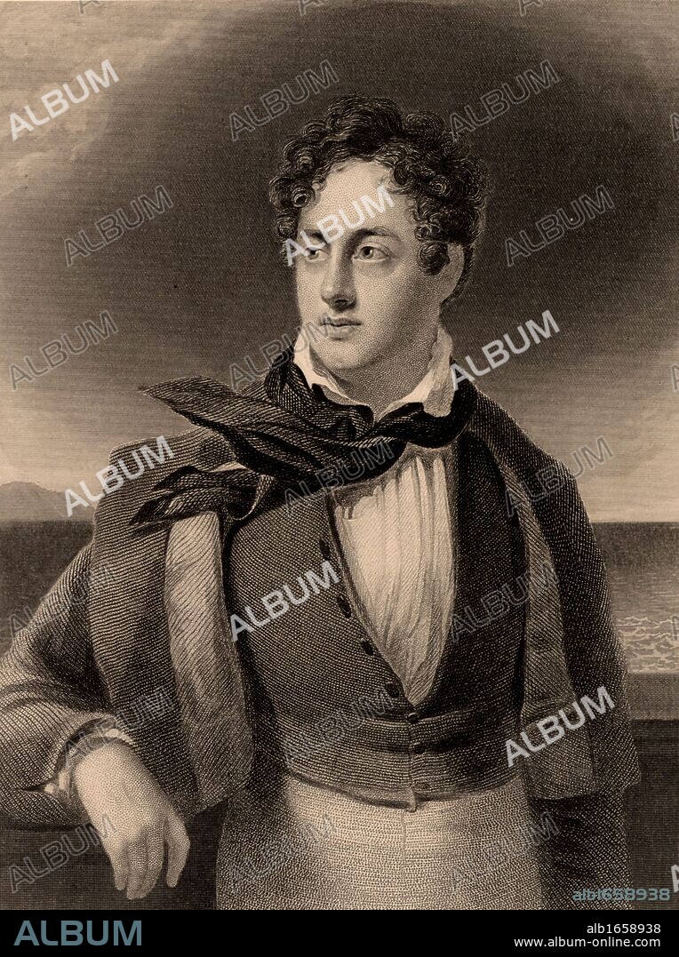 George Gordon, Lord Byron (1788-1824) English Romantic poet of Scottish descent.    (Photo by: Universal History Archive/UIG via Getty Images).