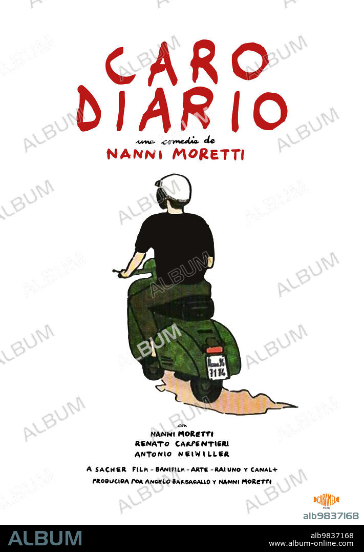 Poster of DEAR DIARY, 1993 (CARO DIÁRIO), directed by NANNI MORETTI.