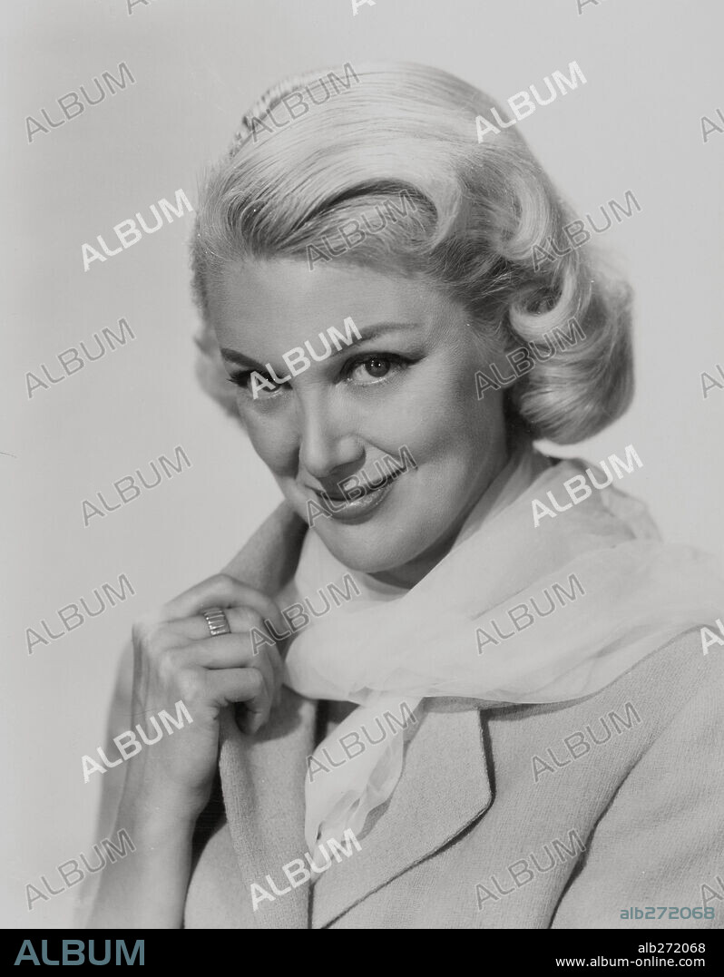 JAN STERLING in LOVE IN A GOLDFISH BOWL, 1961, directed by JACK SHER. Copyright PARAMOUNT PICTURES.
