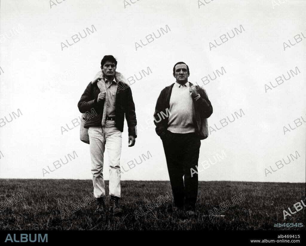 ALAIN DELON und LINO VENTURA in LES AVENTURIERS, 1967, unter der Regie von ROBERT ENRICO.