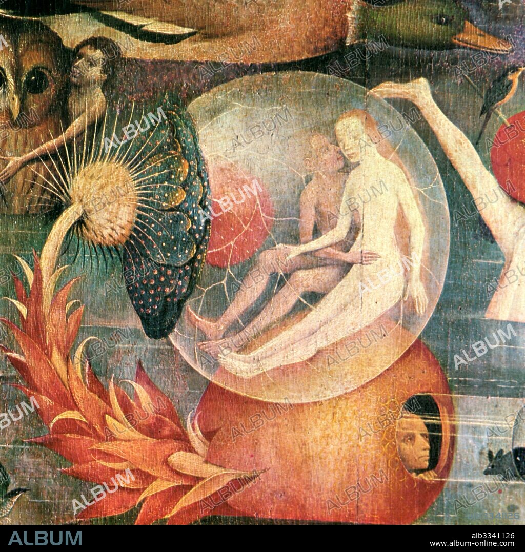 HIERONYMUS BOSCH. The Garden of Earthly Delights (Detail of the centre panel).