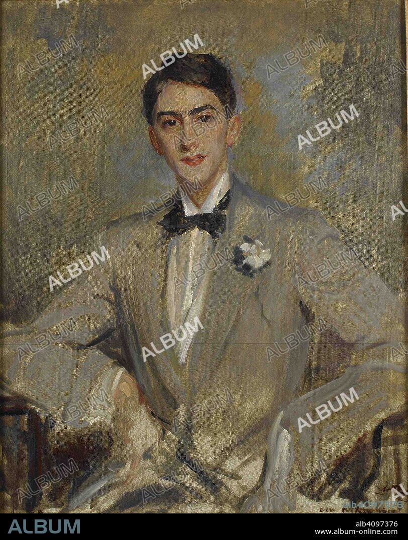 JACQUES-EMILE BLANCHE. Portrait of Jean Cocteau (1889-1963).