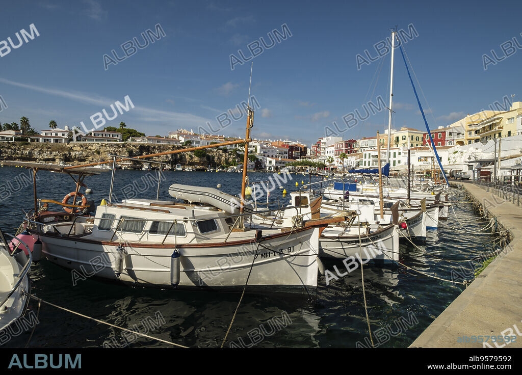 Cales Fonts , Es Castell, puerto de Mahón, Menorca, balearic islands, Spain.