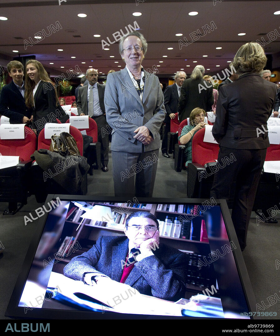 Madrid 29-10-2013 Homenaje de la Academia a Martin Ferran. En la imagen: Rosalía González de Haro .... Foto:Angel de Antonio.....ARCHDC.
