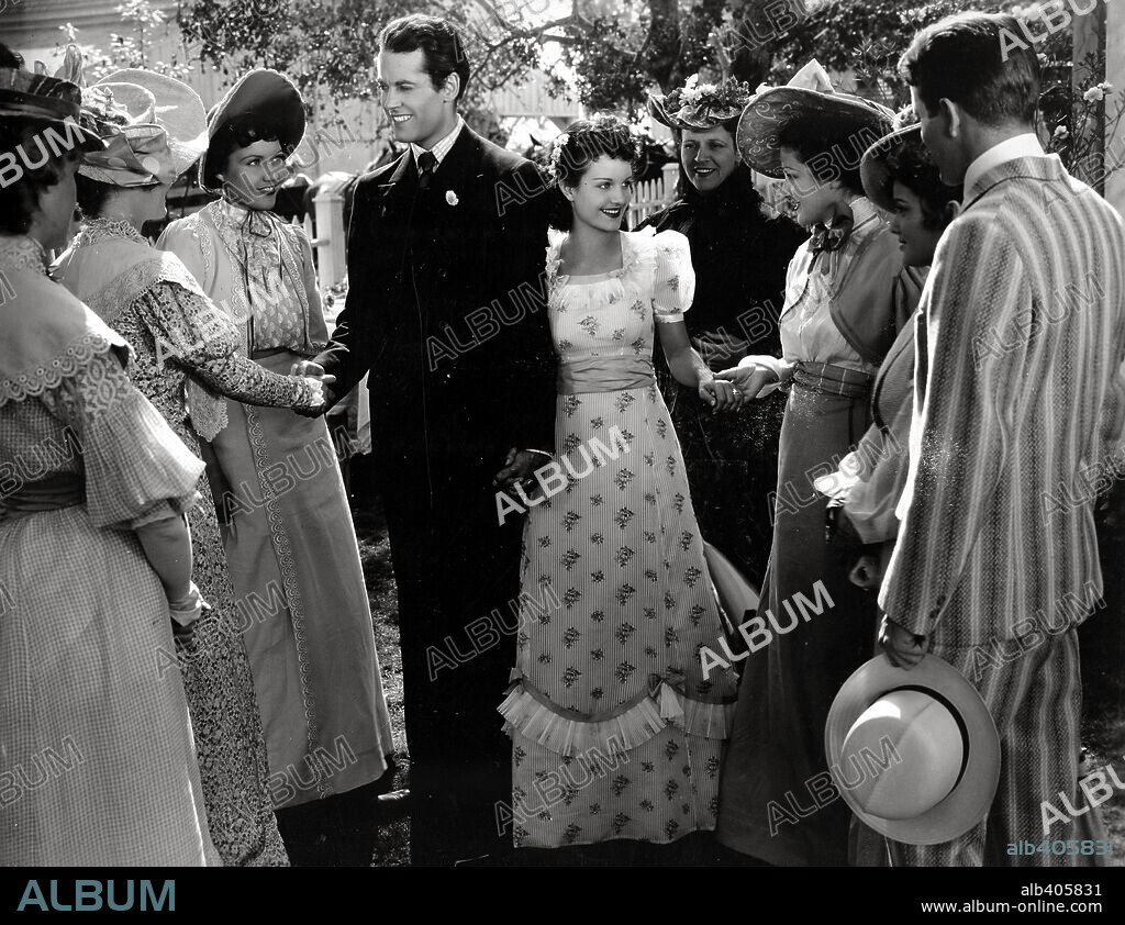 HENRY FONDA and ROCHELLE HUDSON in WAY DOWN EAST, 1935, directed by HENRY KING. Copyright FOX FILMS.