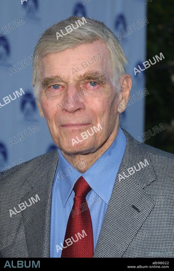 Apr 05, 2008 - Beverly Hills, CA, USA - CHARLTON HESTON, (born John Charles Carter, Evanston, Illinois) who won a best actor Oscar for his starring role in the epic Ben Hur has died, aged 84. Heston died on Saturday at his home in Beverly Hills with his wife Lydia, whom he married in 1944, at his side. Heston portrayed 'Ben Hur,' 'Michelangelo,' 'El Cid' and other heroic figures in movie epics of the 1950s and 1960s. He also played Moses in 'The Ten Commandments,' and starring in the 60's classic sci-fi film 'Planet of the Apes.' The previous year, he had revealed he had symptoms consistent with Alzheimer's disease. PICTURED: Jul 14, 2002; Los Angeles, CA, USA; Actor CHARLTON HESTON and wife LYDIA at Paramount Pictures '90 Stars For 90 Years' Anniversary party. HESTON was told by doctors he is 'suffering symptoms consistent with Alzheimer's disease', which he announced to the public through a video tape. 'For now I'm not changing anything. I'll insist on work when I can, the doctors will insist on rest when I must' Heston said. 05/04/2008