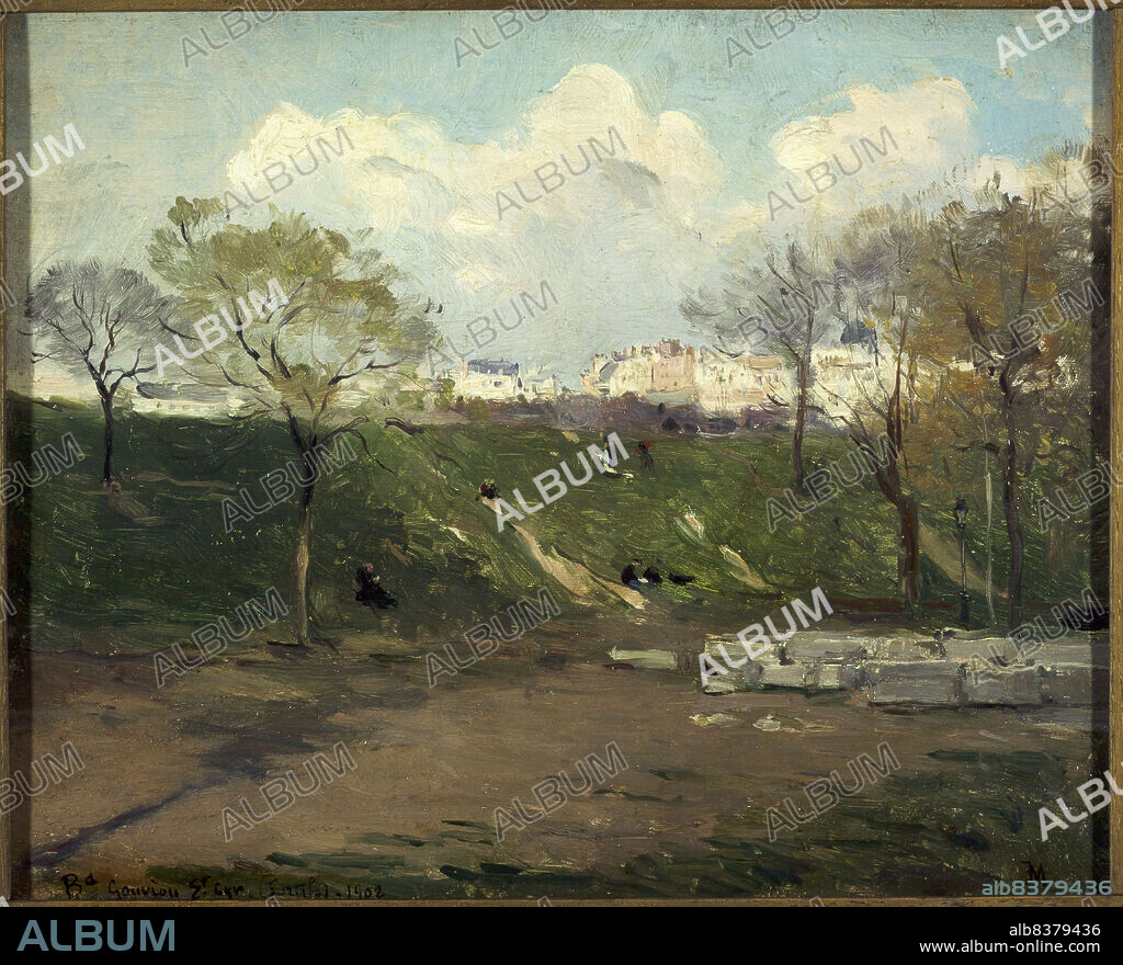 FERDINAND LOUIS MARKS. Fortifications, boulevard Gouvion-Saint-Cyr, 1902.