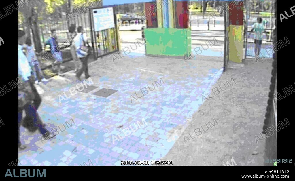 October 7, 2011. José Bretón in a video capture from a security camera at the Ciudad de los Niños Park in Córdoba where he supposedly lost his children Ruth and José.