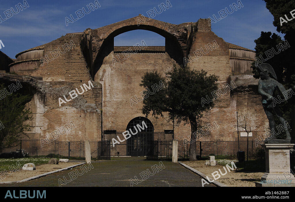 ARTE ROMANO. ITALIA. TERMAS DE DIOCLECIANO. Construídas en el año 305 por orden del emperador Diocleciano. ROMA.