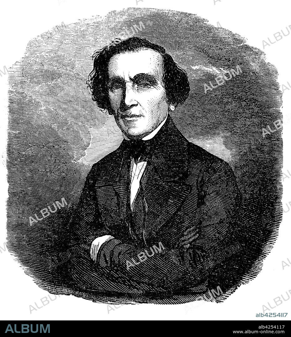 Giacomo Meyerbeer (1791-1864), compositor de óperas alemán de origen judío.