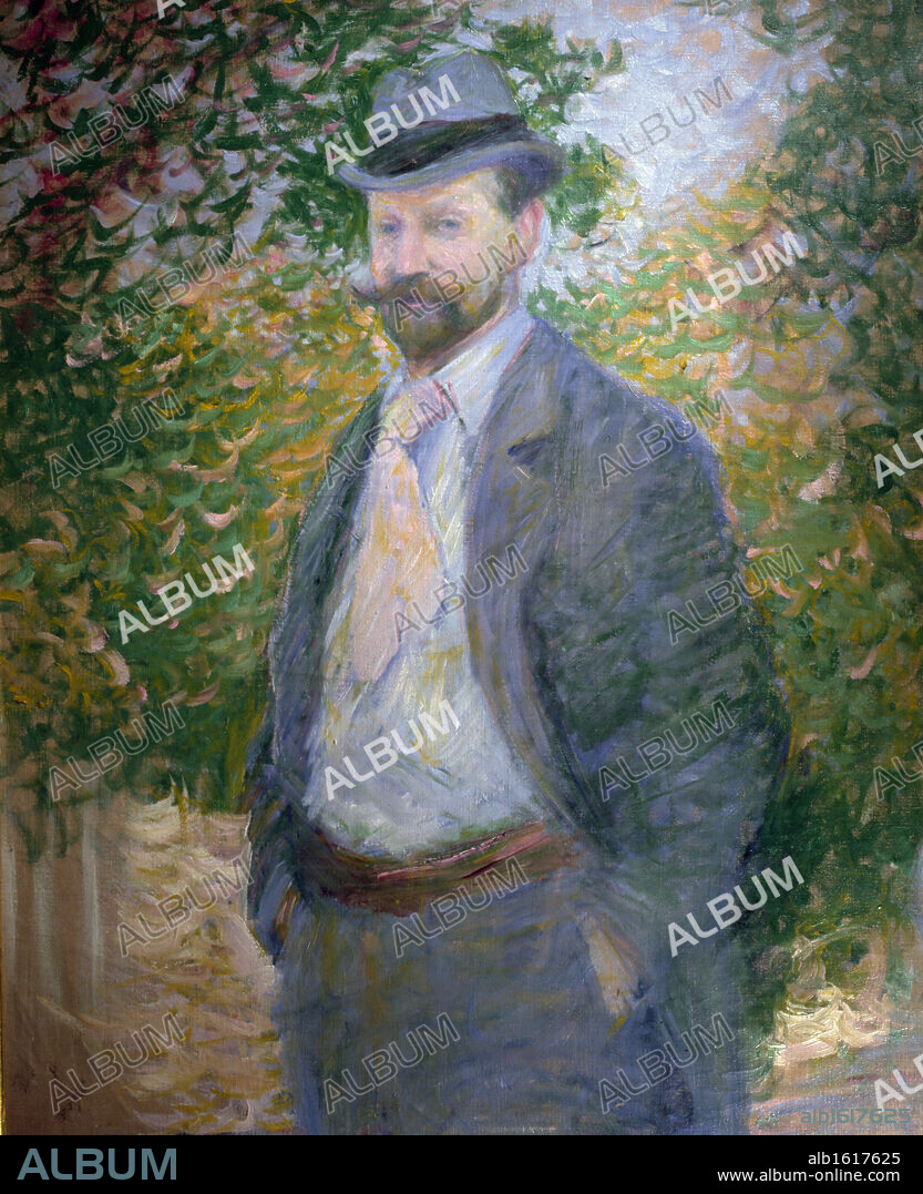 Artist William M. Hart by Theodore Earl Butler, oil on canvas, (1861-1936), USA, Pennsylvania, Philadelphia, David David Gallery.