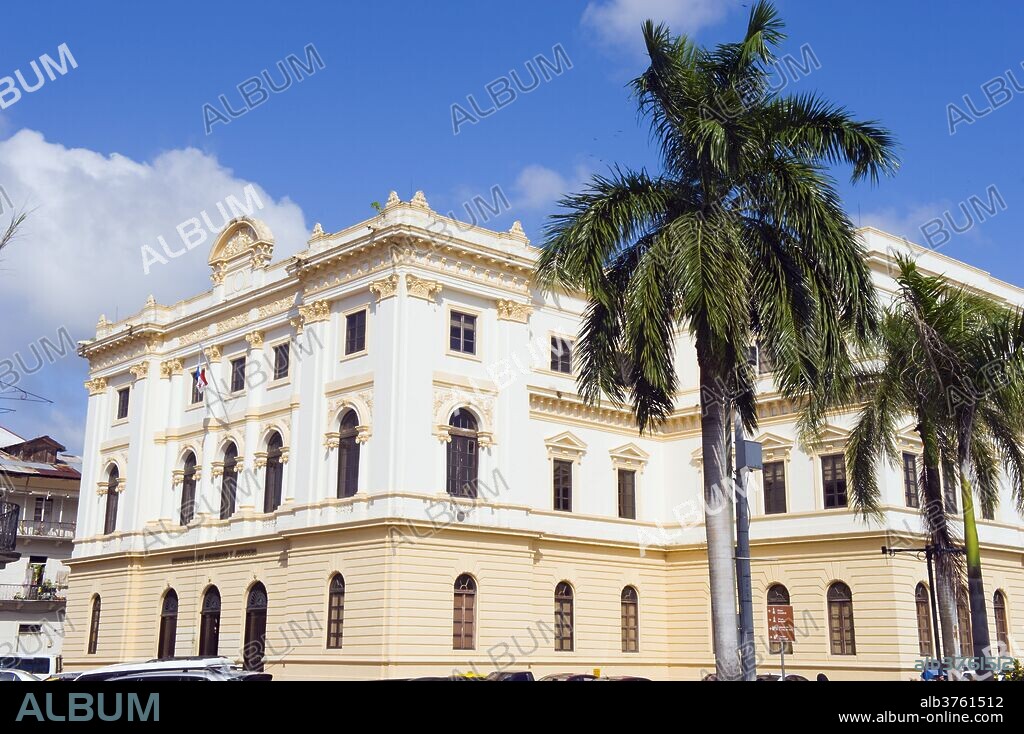 Ministry of Government and Justice building, historical old town, UNESCO World Heritage Site, Panama City, Panama, Central America.