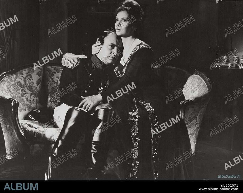 NAPOLEON BONAPARTE I, GINA LOLLOBRIGIDA and RAYMOND PELLEGRIN. GINA LOLLOBRIGIDA and RAYMOND PELLEGRIN in IMPERIAL VENUS, 1963 (VENERE IMPERIALE), directed by JEAN DELANNOY.