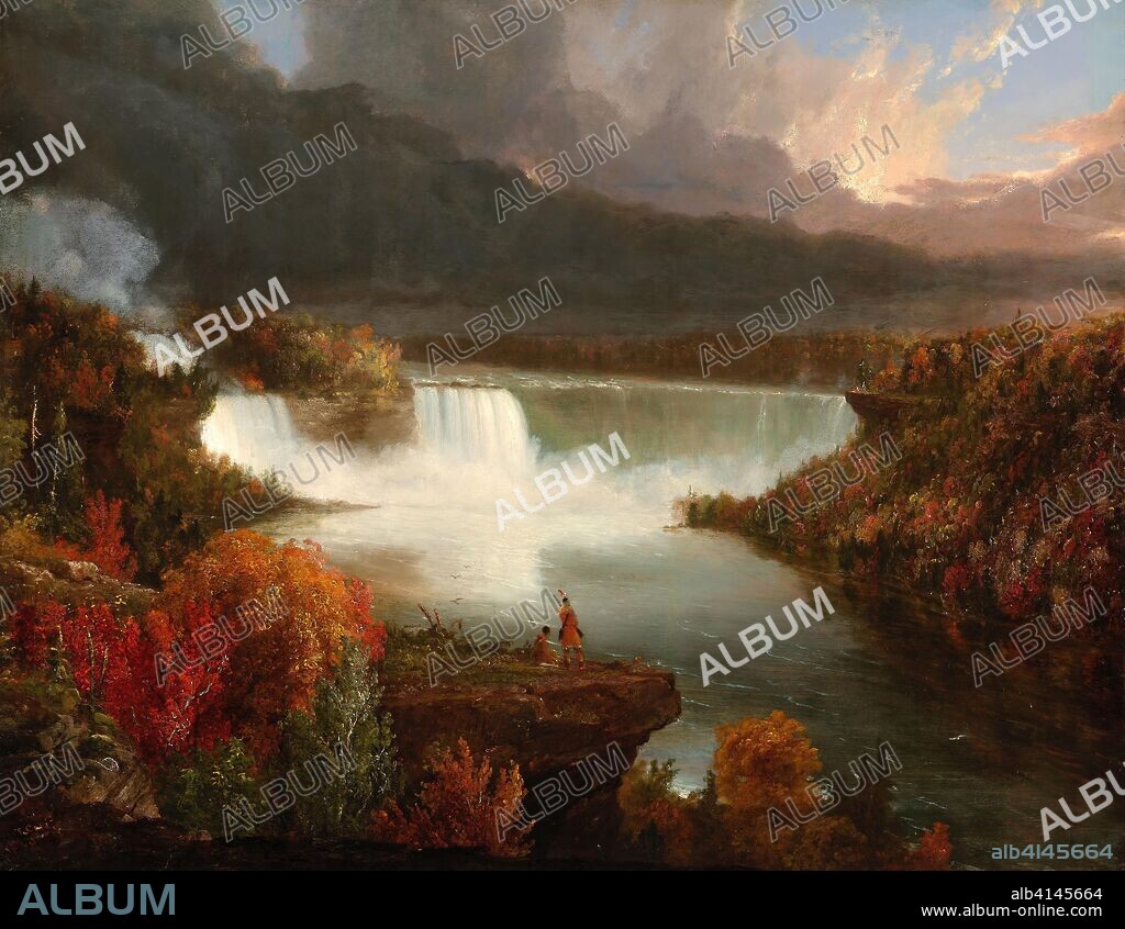 Distant View of Niagara Falls. Thomas Cole; American, born England, 1801-1848. Date: 1830. Dimensions: 47.9 × 60.6 cm (18 7/8 × 23 7/8 in.). Oil on panel. Origin: United States.