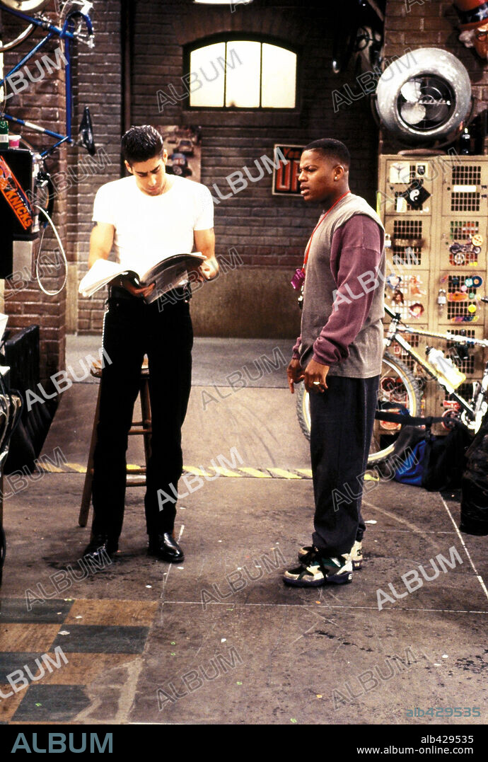 ADAM GOLDBERG and D. L. HUGHLEY in DOUBLE RUSH-TV, 1995.