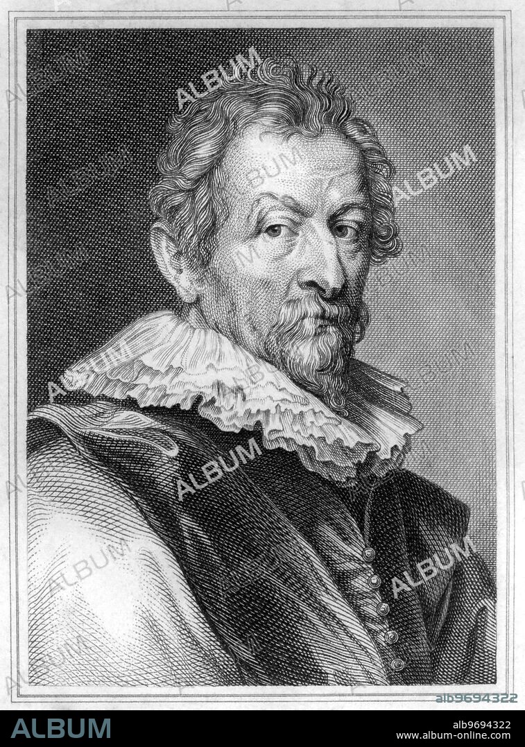 Henry Van Balen (1560 - 17th July 1632) painted by Vandyke, engraved by John T. Wedgewood, published in December 1821. ©TopFoto.