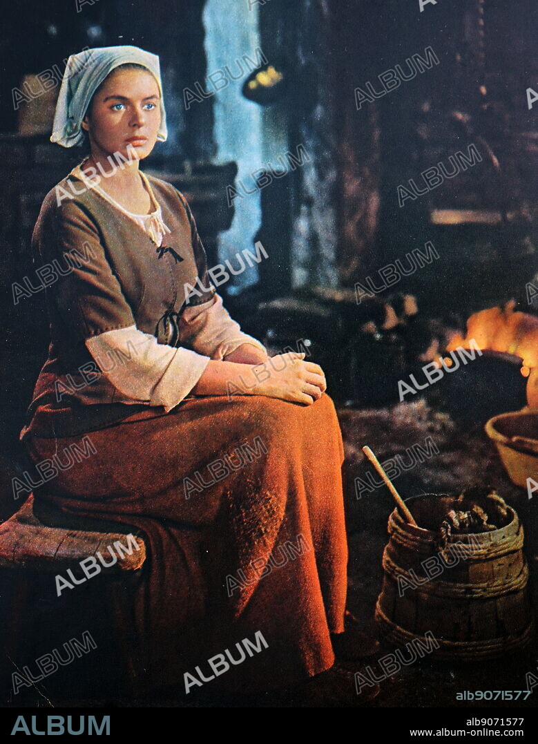 Film still from 'Joan of Arc' starring Ingrid Bergman, Jose Ferrer, Ward Bond, and Francis L. Sullivan.