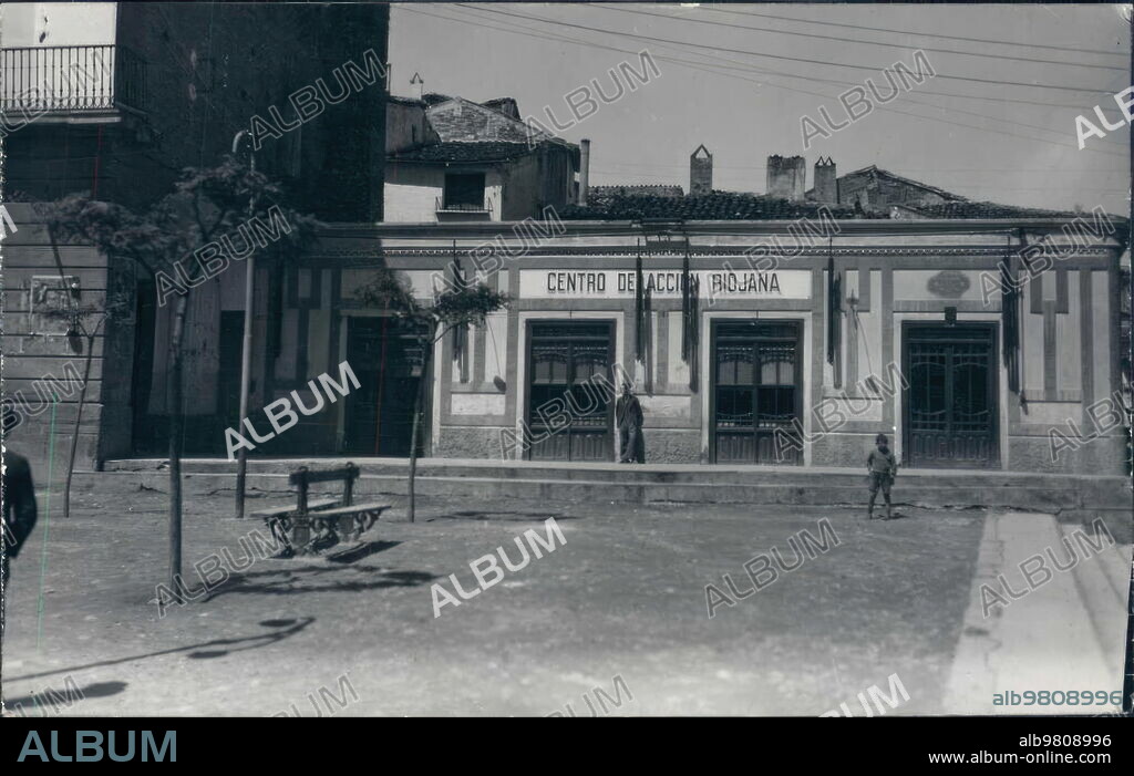 1920. Alfaro (Logroño). El centro de acción Riojana donde Empezaron los Sucesos.
