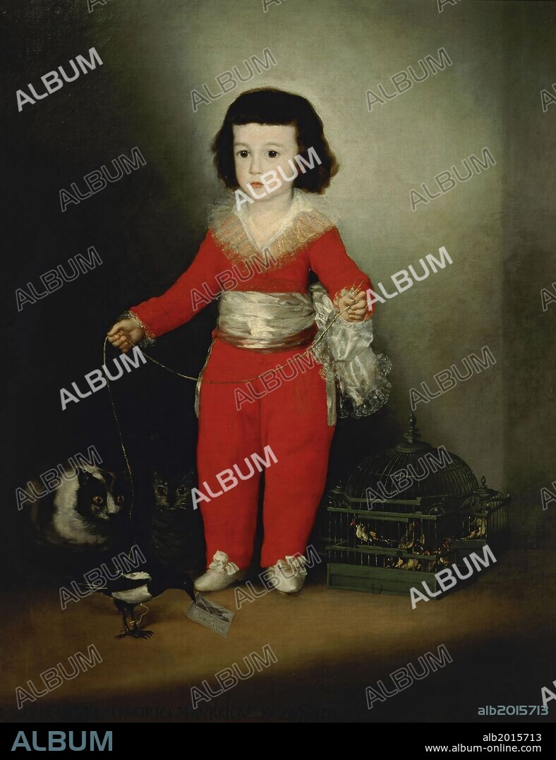Francisco de Goya / 'Manuel Osorio Manrique de Zuñiga', hacia 1790, Óleo sobre lienzo, 127 x 101,6 cm.