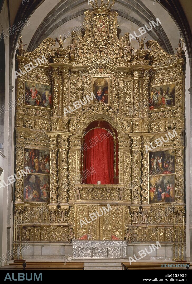 MANUEL PENEDO EL VIEJO (1580-?)). CAPILLA DEL SAGRARIO - RETABLO DE LA VIRGEN DE LOS REMEDIOS.