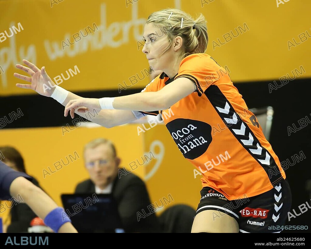 Dutch handball player Estavana Polman at the 2017 Handball Women's World Cup in the game against Japan on 11.12.17 in Magdeburg, Dutch handball player Estavana Polman at the 2017 Handball Women's World Cup in the game against Japan on 11.12.17 in Magdeburg