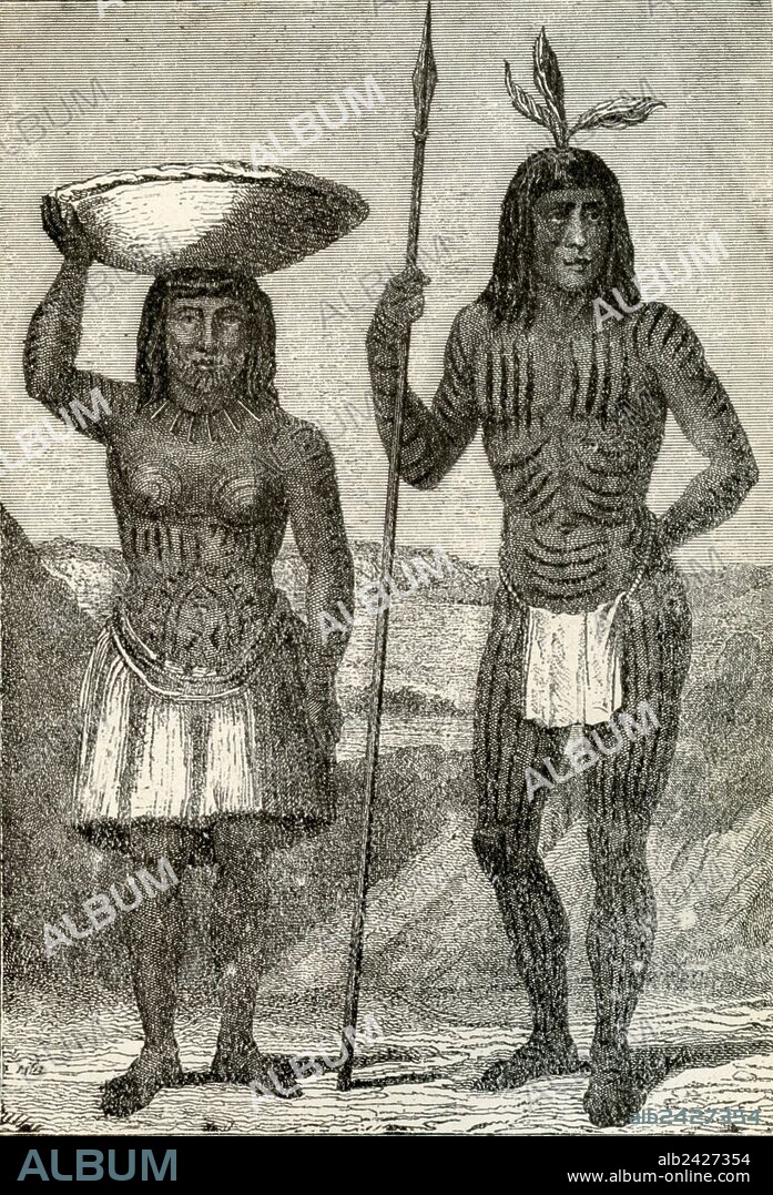 History and origins of tattooing-Mohave natives with tattoo primt 1902. Mohave or Mojave are a Native American people indigenous to the Colorado River in the Mojave Desert. The Fort Mojave Indian Reservation includes parts of California Arizona and Nevada. The Colorado River Indian Reservation includes parts of California and Arizona and is shared by members of the Chemehuevi Hopi and Navajo peoples. Print 1902.