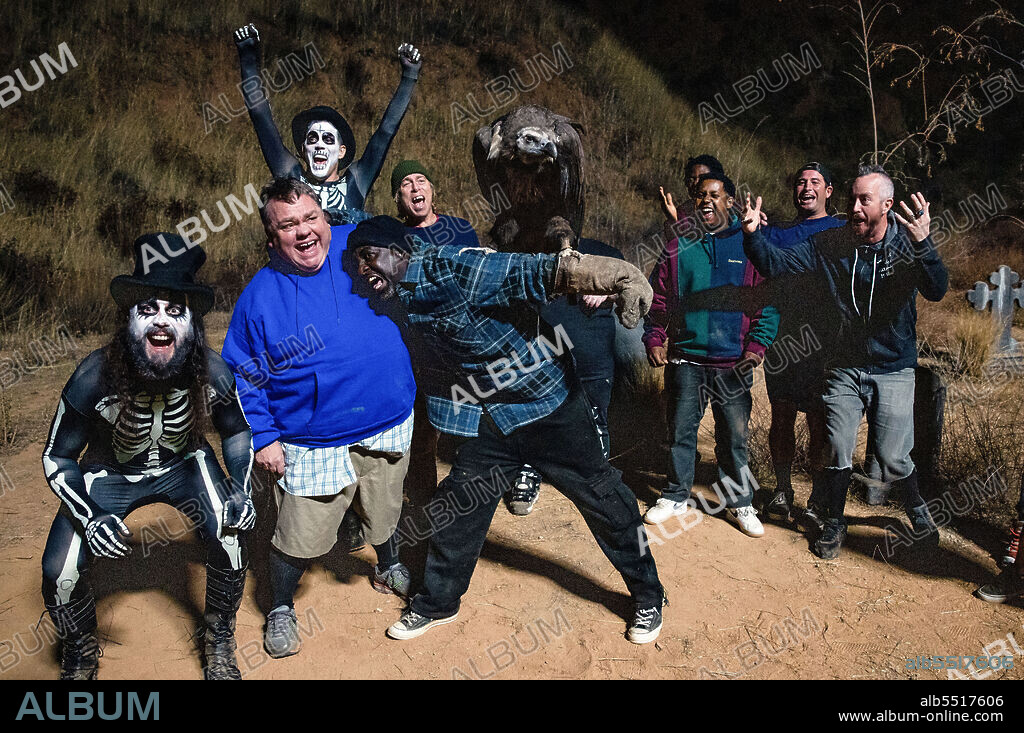 CHRIS PONTIUS, DAVE ENGLAND, PRESTON LACY and STEVE-O in JACKASS FOREVER, 2022, directed by JEFF TREMAINE. Copyright PARAMOUNT PICTURES.
