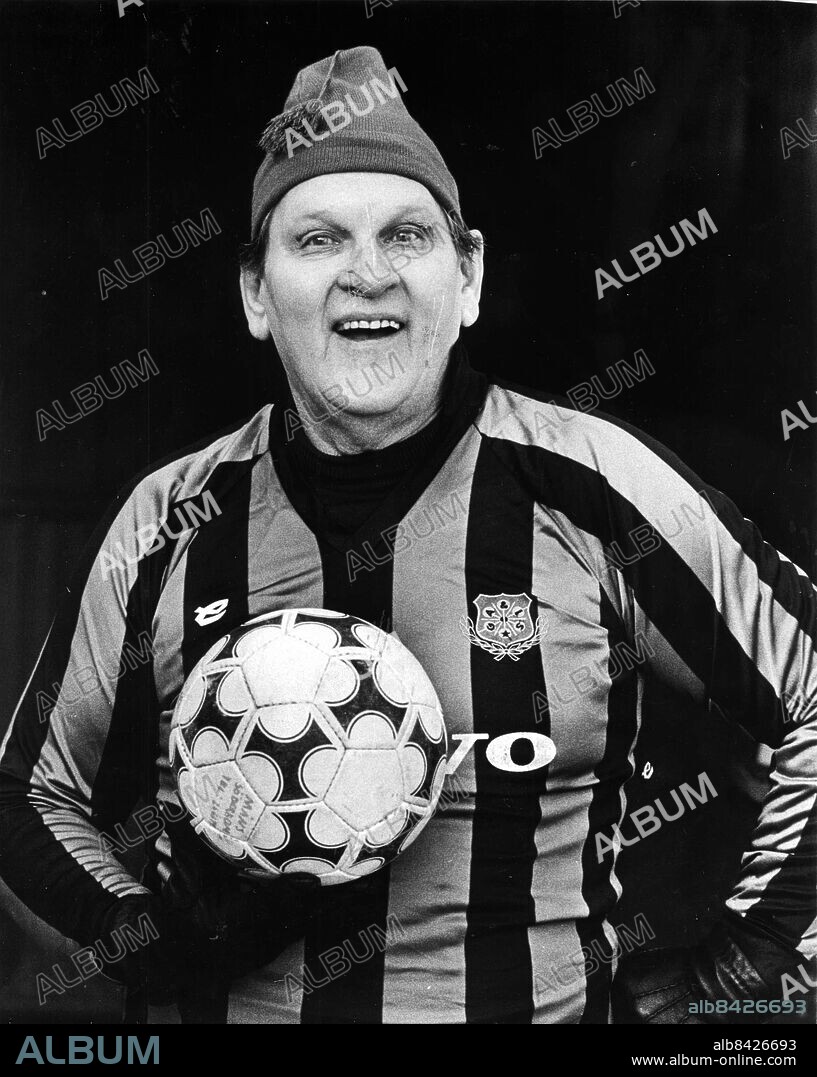 Göteborg 1983-01-29. Sten-Åke Cederhök i Gais-tröja och toppluva *** Local Caption *** GP Foto: LARS SÖDERBOM. Kamerareportage.