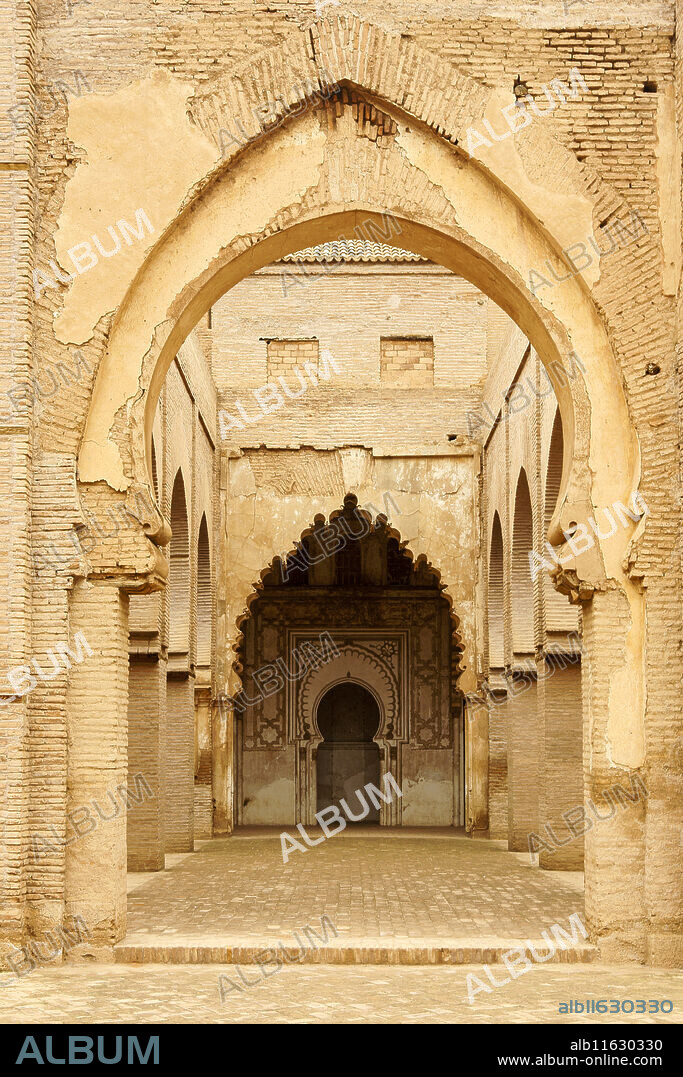 Tin Mal Mosque (Tinmel) s.XII, Ifouriren, Tizi-n-Test Road, Atlas Mountains, Morocco.