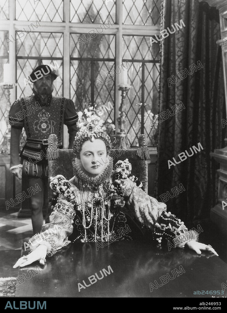 FLORENCE ELDRIDGE in MARY OF SCOTLAND, 1936, directed by JOHN FORD. Copyright RKO.