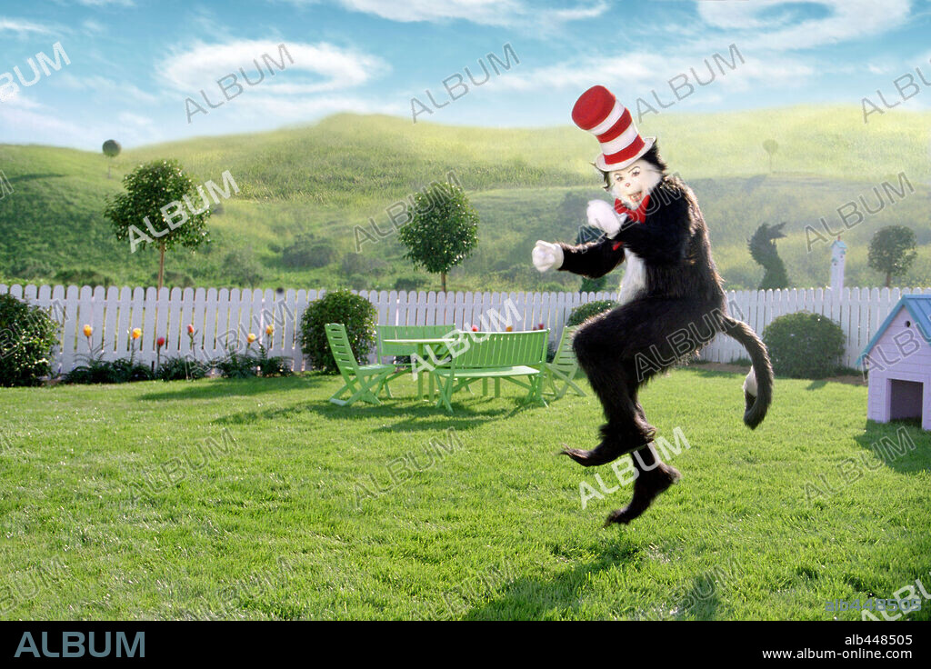 MIKE MYERS en EL GATO, 2003 (DR. SEUSS' THE CAT IN THE HAT), dirigida por BO WELCH. Copyright UNIVERSAL STUDIOS/DREAMWORKS / GORDON, MELINDA SUE.