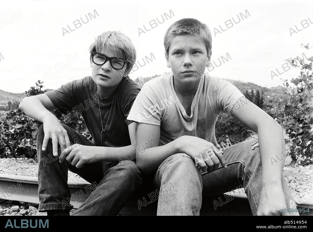 COREY FELDMAN und RIVER PHOENIX in STAND BY ME - DAS GEHEIMNIS EINES SOMMERS, 1986 (STAND BY ME), unter der Regie von ROB REINER. Copyright COLUMBIA PICTURES.