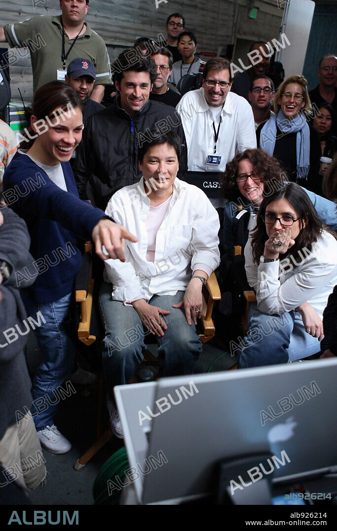 HILARY SWANK, PATRICK DEMPSEY and RICHARD LAGRAVENESE in FREEDOM WRITERS, 2007, directed by RICHARD LAGRAVENESE. Copyright PARAMOUNT PICTURES / TRUEBLOOD, JAMIE.