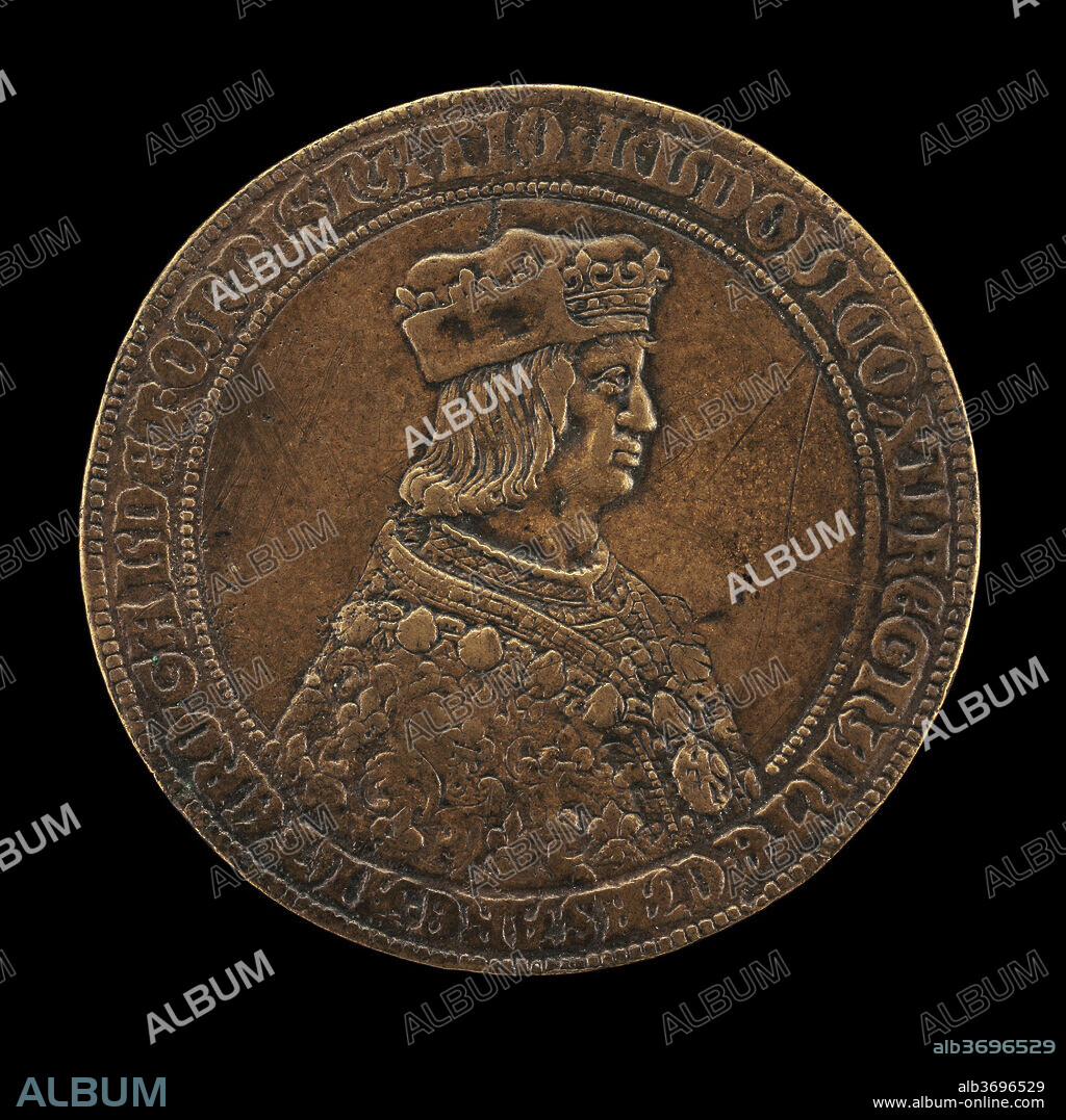 FRENCH 15TH OR 16TH CENTURY. Louis XII, 1462-1515, King of France 1498 [obverse]. Dated: 1498/1514. Dimensions: overall (diameter): 5.35 cm (2 1/8 in.)  gross weight: 17.61 gr (0.039 lb.)  axis: 12:00. Medium: bronze.