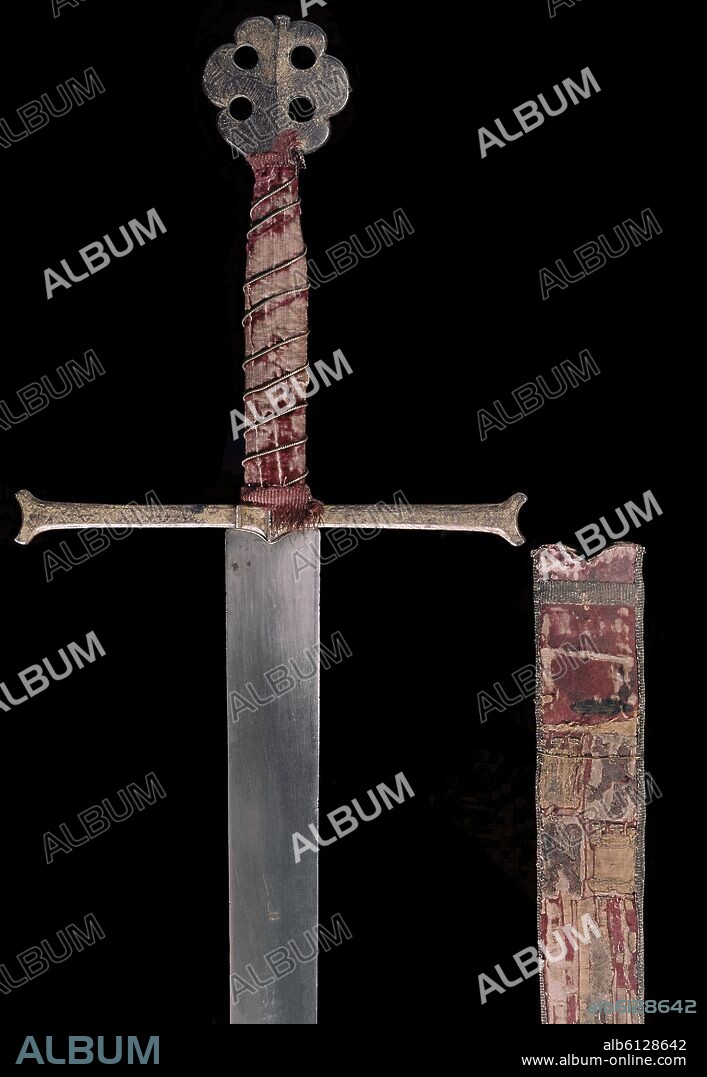 EMPUÑADURA DEL ESTOQUE CEREMONIAL DE LOS REYES CATOLICOS - SIGLOS XV/XVI - INV.G I.
