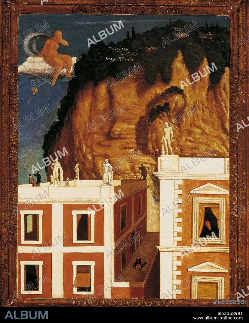 GIORGIO DE CHIRICO. Roman villa.