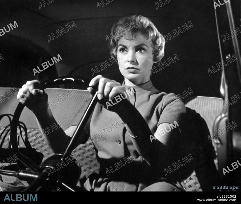 JANET LEIGH in PSYCHO, 1960, unter der Regie von ALFRED HITCHCOCK. Copyright SHAMLEY PRODUCTIONS.